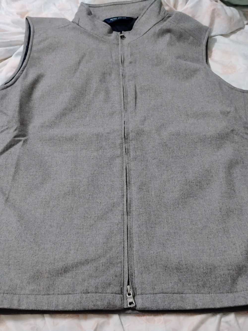 Men's Peter Millar Crown Crafted Cambridge Wool Vest -Grey , Size: XL NWT